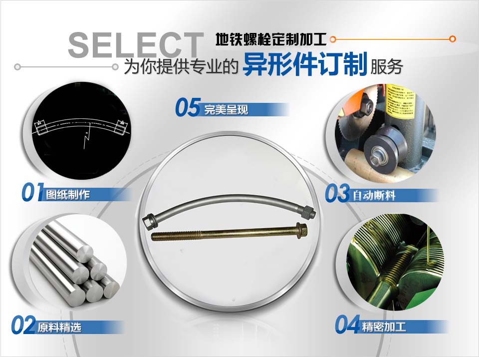 地鐵螺栓，管片螺栓